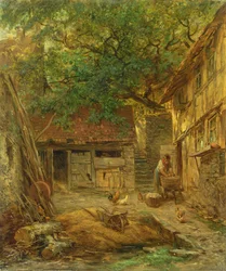 Ein Bauernhofhof, 1862